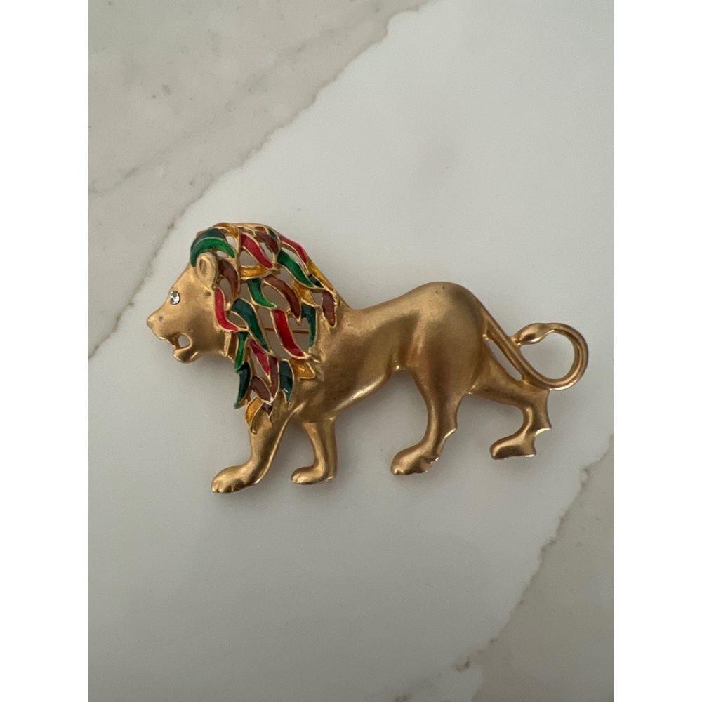 Vintage Lion Pendant